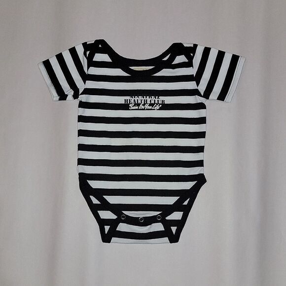Ying's Vintage 90s Alcatraz Health Club Swim For Your Life Onesie XS 3-6 Months - Picture 5 of 6